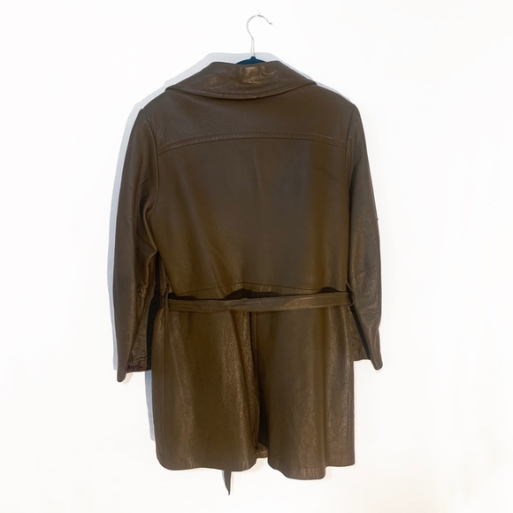 Vintage Brown Leather Jacket - Picture 7 of 9